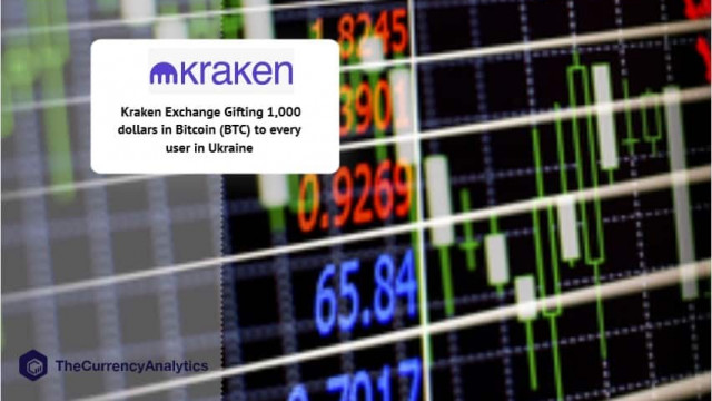 Kraken Exchange schenkt 1.000 dollar in Bitcoin (BTC) aan elke gebruiker in Oekraïne