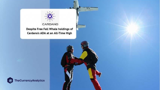 Ondanks Free Fall Whale-bezit van Cardano's ADA op een historisch hoogtepunt