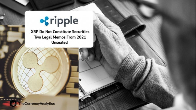 XRP vormt geen effecten Twee juridische memo's vanaf 2021 Unsealed